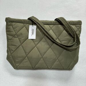Vera Bradley Quilted Olive Tote